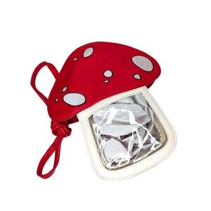 Hot Topic Mushroom Pin Collector Crossbody Bag Clear Window Unique Design